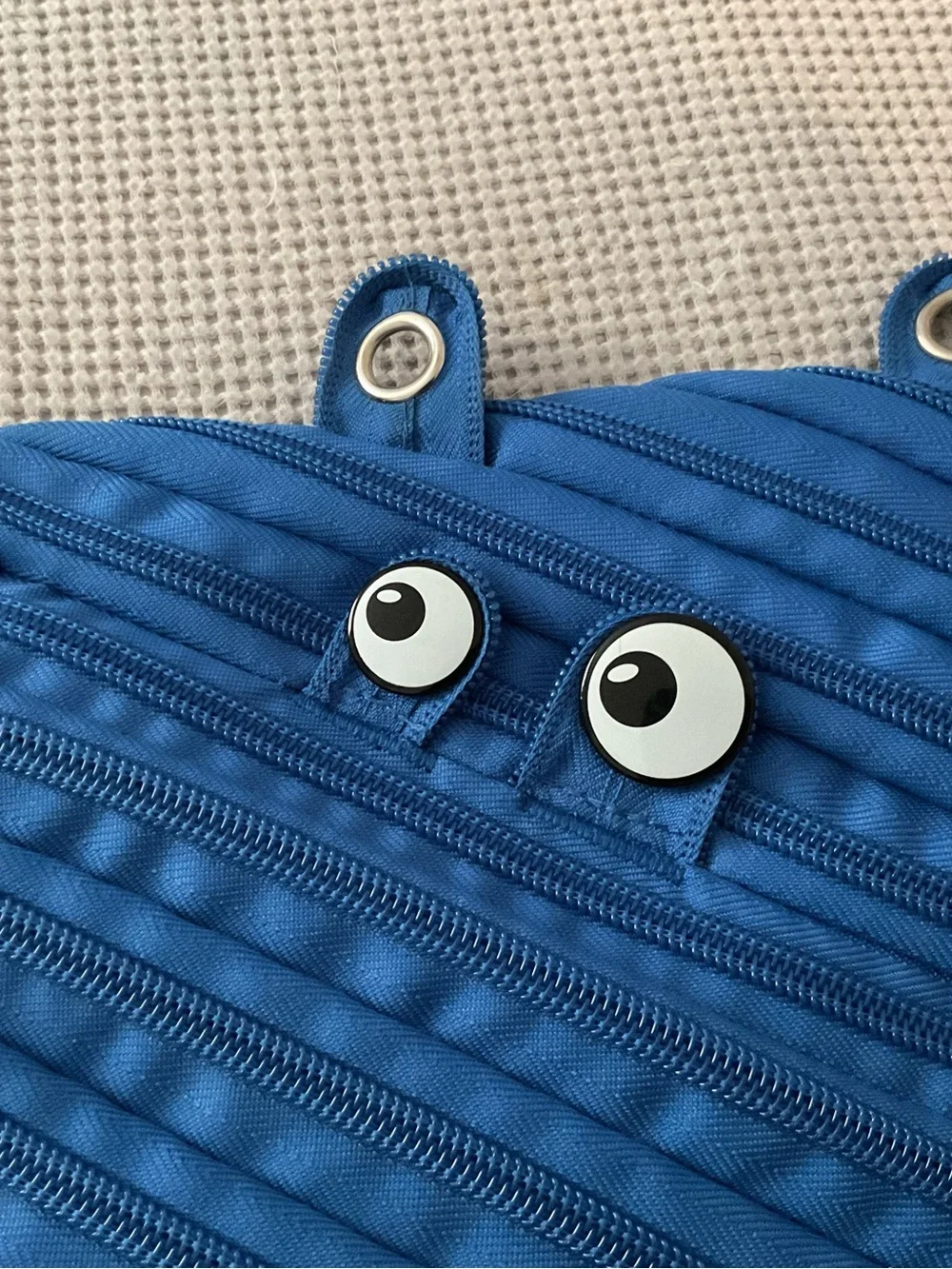 Zipit Kids Blue Monster Multi-Zip Pencil Case